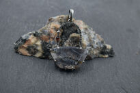 Zawieszka Kwarc Dendrytowy i Granat Srebro 925 - 6