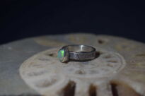 Pierścionek Opal Etiopski r.10 Srebro 925 Rękodzieło - 5