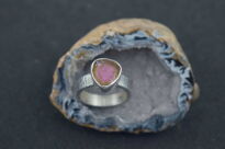 Pierścionek Turmalin Arbuzowy r.12 Srebro 925 - 7