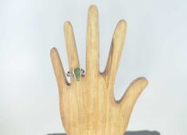 Pierścionek Mołdawit Wełtawit r.11 Srebro 925 - 11