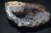 Pierścionek Opal Meksyk Contraluz r.8,5 Srebro 925 - 13