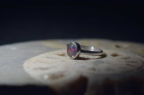 Pierścionek Opal Meksyk Contraluz r.8,5 Srebro 925 - 3