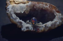 Pierścionek Opal Meksyk Contraluz r.8,5 Srebro 925 - 4