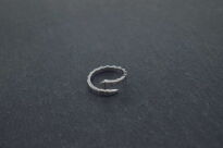 Srebrny pierścionek regulowany Wąż Żmija Srebro 925 Rodowane - 3