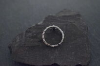 Srebrny pierścionek regulowany Wąż Żmija Srebro 925 Rodowane - 5