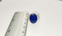 Pierścionek Lapis Lazuli r.20 Srebro 925 - 8