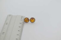 Kolczyki Sztyft Bursztyn Srebro 925 Naturalny Bursztyn Bałtycki - 8