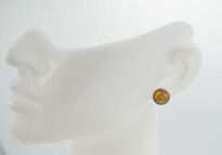 Kolczyki Sztyft Bursztyn Srebro 925 Naturalny Bursztyn Bałtycki - 3