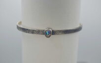 Bransoleta z Opalem Meksykańskim Kantera Srebro 925 Rękodzieło - 10