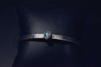 Bransoleta z Opalem Meksykańskim Kantera Srebro 925 Rękodzieło - 11