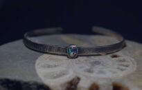 Bransoleta z Opalem Meksykańskim Kantera Srebro 925 Rękodzieło - 12