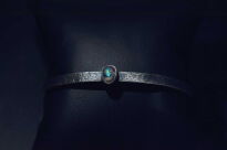 Bransoleta z Opalem Meksykańskim Kantera Srebro 925 Rękodzieło - 8