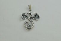 Zawieszka Smok Srebro 925 - 2