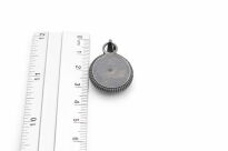 Prawdziwy cytryn naturalny Jelenia Góra srebrny wisior 925 ręcznie szlifowany - 16