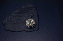 Prawdziwy cytryn naturalny Jelenia Góra srebrny wisior 925 ręcznie szlifowany - 5