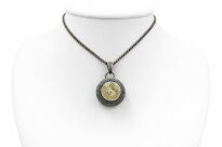 Prawdziwy cytryn naturalny Jelenia Góra srebrny wisior 925 ręcznie szlifowany - 4