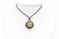 Prawdziwy cytryn naturalny Jelenia Góra srebrny wisior 925 ręcznie szlifowany - 6