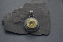 Prawdziwy cytryn naturalny Jelenia Góra srebrny wisior 925 ręcznie szlifowany - 11