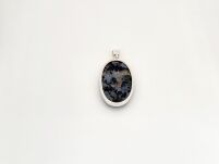 Wisiorek Zawieszka Larvikit Srebro 925 - 16