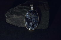 Wisiorek Zawieszka Larvikit Srebro 925 - 10