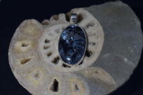 Wisiorek Zawieszka Larvikit Srebro 925 - 12