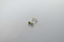 Kolczyki Małe Oliwin Perydot (4 mm) Sztyft Srebro 925 - 4