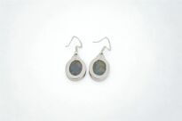 Kolczyki Wiszące Labradoryt Srebro 925 - 11