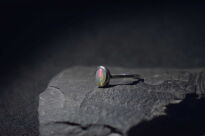 Pierścionek Opal Etiospki Wello r.11 Srebro 925 - 4