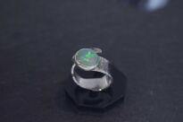 Pierścień Opal Etiopski Wello Srebro 925 Rękodzieło - 9