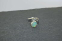 Pierścień Opal Etiopski Wello Srebro 925 Rękodzieło - 7