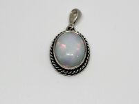 Wisiorek Zawieszka Duży Opal Etiopia Srebro 925 - 5