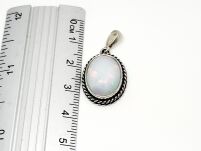 Wisiorek Zawieszka Duży Opal Etiopia Srebro 925 - 16