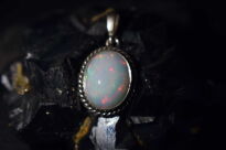 Wisiorek Zawieszka Duży Opal Etiopia Srebro 925 - 3