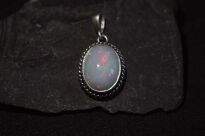 Wisiorek Zawieszka Duży Opal Etiopia Srebro 925 - 9