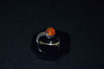 Pierścień Opal Meksyk Fire Ognisty r.13 Srebro 925 - 10