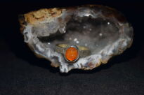 Pierścień Opal Meksyk Fire Ognisty r.13 Srebro 925 - 3