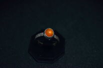 Pierścień Opal Meksyk Fire Ognisty r.13 Srebro 925 - 7