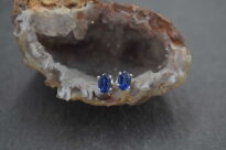 Kolczyki Cyanit  Kyanit Naturalny Sztyft Kianit Srebro 925 - 6