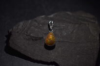 Malutki Wisiorek Ciemny Opal Etiopia Srebro 925 - 7