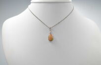 Malutki Wisiorek Ciemny Opal Etiopia Srebro 925 - 14