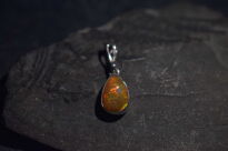 Malutki Wisiorek Ciemny Opal Etiopia Srebro 925 - 5