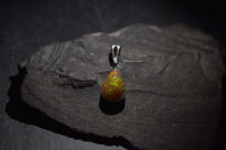 Malutki Wisiorek Ciemny Opal Etiopia Srebro 925 - 9