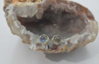 Kolczyki Labradoryt Sztyft Srebro 925 - 3