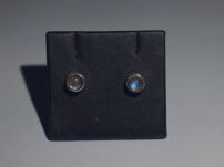 Kolczyki Labradoryt Sztyft Srebro 925 - 7