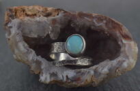 Pierścionek Opal Etiopski Srebro 925 Regulowany - 6