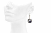 Kolczyki z opalem boulder Australia srebro fakturowane 925 rękodzieło - 11