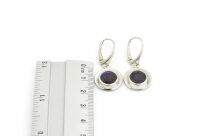 Kolczyki z opalem boulder Australia srebro fakturowane 925 rękodzieło - 13