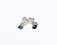 Kolczyki Cyanit Sztyft Kianit Srebro 925 - 2
