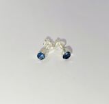 Kolczyki Cyanit Sztyft Kianit Srebro 925 - 16