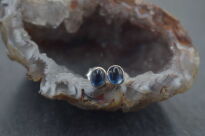 Kolczyki Cyanit Sztyft Kianit Srebro 925 - 15